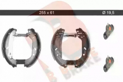 R BRAKE 79rbkt0018 -  Комплект тормозных колодок
